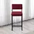 HANAH HOME Barska stolica Retro Burgundy