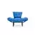 ATELIER DEL SOFA Fotelja Nitta Single Blue