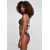 Womens Brown Bikini AOP Hot V Bikini