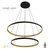 SOLEA 62 LUSTER 50W 3000/4000K CRNA