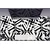 Decormat Podloga za mizo Black and white pattern 120x60 cm