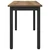 Vidaxl klop Oreh 110 x 35 x 45 cm Konstruiran les