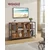 Songmics Knjižna omara 8 predelkov 80x33x149 cm rjava