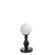 Opviq Stona lampa E27 Socket, Crno-Bela