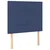 LED uzglavlje plavo 80x5x118/128 cm od tkanine