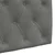 vidaXL Visoki naslon za glavo Temno siva 210 x 55 x 7 cm Žamet