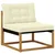 Set vanjskih sofa s jastukom 8 pcs Prirodna i krem