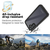 ShellBox - Vodootporna IP68 360° maska za Samsung Galaxy A55 5G - Crna