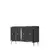 HANAH HOME Komoda Pega 120 Anthracite Silver