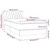 Vidaxl Box spring postelja z vzmetnico LED modra 90x200 cm blago
