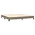 Vidaxl Box spring postelja z vzmetnico taupe 200x200 cm blago