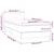 vidaXL Box spring postelja z vzmetnico LED krem 100x200 cm blago