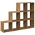 Pregrada/regal za knjige 3 razina hrast 137,5x29x103,5cm drveni