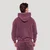 GymBeam Abyss Hoodie Raisin