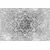 Tapeta etno Mandala v črnobeli varianti - 490x330
