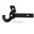 VEVOR Kaveljasti 370x80x150 mm Must