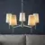 Endon 99457 - Luster na lancu 5xE14/6W/230V sjajni hrom/bela