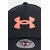 Moška kapa s ščitnikom Under Armour  BLITZING LOW STR Black/Venom Red  M/L