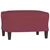 4-dijelni set sofa s jastucima crvena boja vina od tkanine