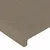 LED uzglavlje smeđesivo 93 x 16 x 118/128 cm od tkanine