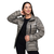 GymBeam Women‘s Puffer Jacket Vetiver/Black