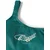 ONEILL Enodelne kopalke Holiday temno zelena/bela