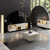 HANAH HOME TV polica Norm Travertine Gold
