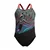 Speedo girls printed placement muscleback multi 164cm