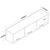Lessentiel Maison Komoda 179x43,6x37,5cm Orah