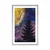 Plakat s paspartujem moč lune na nočnem nebu - 60x90 white