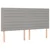 Vidaxl Box spring postelja z vzmetnico LED sv. siva 160x200 cm blago