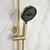 Komplet za prhanje Rea Vision Brush Gold