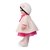 Lutka za bebe Perle K Tendresse doll XXL Kaloo 80 cm u bijeloj haljini od nježne tkanine od 0 mjeseci