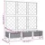 Vrtna sadilica s rešetkom plava siva 120 x 40 x 121,5 cm PP