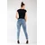 Denistar Ženske farmerke 200-3110, Slim fit, Plave