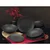 Gastro plitev krožnik Vesuvio Black 27 cm, črn (6 kos)