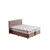 Hanah Home Bračni krevet sa prostorom za odlaganje Helen 160x38x200cm Crni