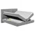 Esposa BOXSPRING POSTELJA 180 cm x 200 cm , tekstil temno siva