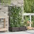 Vrtna saksija 2 pcs Smeđa 80 x 40 x 126 cm Plastika