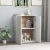 vidaXL Komoda bela 60x30x75 cm iverna plošča