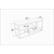 Hanah Home TV Komoda Lorin, 120,2x60x35,2 cm, Bela