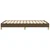 Vidaxl Posteljni okvir brez vzmetnice temno rjava 120x190 cm blago