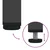 Noćni ormarići 2 kom crni 36x39x68 cm čelik