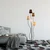 Opviq Podna lampa Bonibon-13233, 44 x 44 x 160 cm, 5 x E14, Smeđa