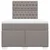 Vidaxl Box spring postelja z vzmetnico taupe 120x190 cm blago