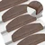Prostirke za stepenice 30 kom 65x24x4 cm boje kave, poluokrugle, velike