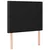 Krevet box spring s madracem LED crni 90x190 cm od tkanine