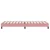 Vidaxl Box spring postelja brez vzmetnico roza 80x220 cm žamet