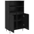 Highboard Crna 60 x 36 x 110 cm Konstruirano drvo
