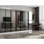 Hanah Home ormar sa reflektujućim staklom Nisa 20644, 360 cm, beli